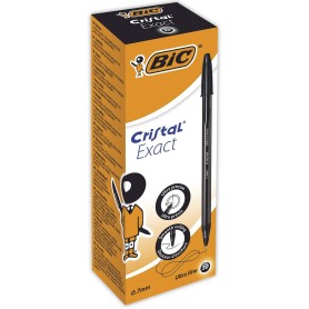 BIC Cristal Exact Nero Penna a sfera Ultra sottile 20 pz (992603)