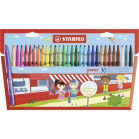 STABILO Power Fasermaler Multicolore (280/30-01)