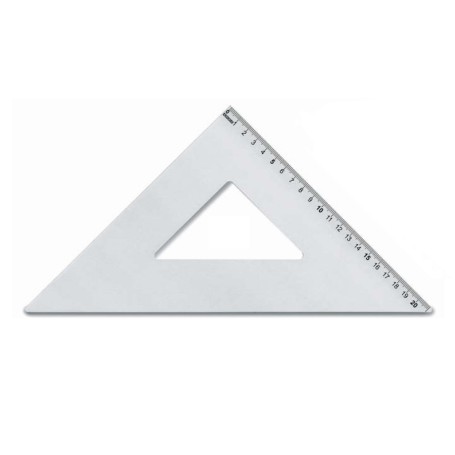 ARDA 18040 Righello da scrivania 350 mm Alluminio 1 pz (18040A)