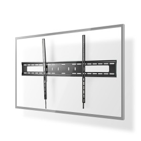 Nedis TVWM2070BK Supporto TV a parete 2,54 m (100") Nero (NETVWM2070BK)