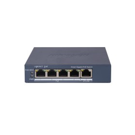 HIKVISION SWITCH L2, SMART MANAGED, 4 GIGABIT RJ45 POE PORTS, 1 GIGABIT RJ45 PORT, 802.3AF/AT, POE P (DS-3E1505P-EI)