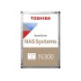 Toshiba N300 disco rigido interno 8 TB 7200 Giri/min 512 MB 3.5" Serial ATA III (HDWG780EZSTA)