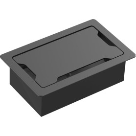 Vision TC3 SURRTB organizer per cavi Scrivania Scatola portacavi Nero, Bianco 1 pz
