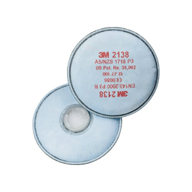 3M Rundpartikelfilter m.Aktivkohle P3R 2138 EN143 f.Art.Nr.4000370680/-690 3M 2 Stück pro Karton (70071091717)