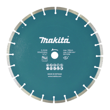 Makita E-23226 Diamanttrennscheibe Durchmesser 355 mm Bohrungs-O 25.4 1 St. (E-23226)