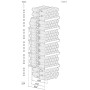 Liebherr WPbli5231 Cantina vino a libera installazione WPbli 5231 con porta in vetro e telaio nero da 60 cm (993858451)