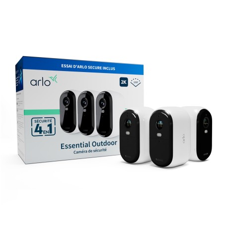 Essential  2K Outdoor Kamera (wei/schwarz, 3er, Set, WLAN, 4 MP) (VMC3350-100EUS)