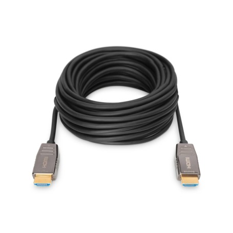 HDMI AOC Hybrid Glasfaserkabel, UHD 8K (schwarz, 10 Meter) (AK-330126-100-S)