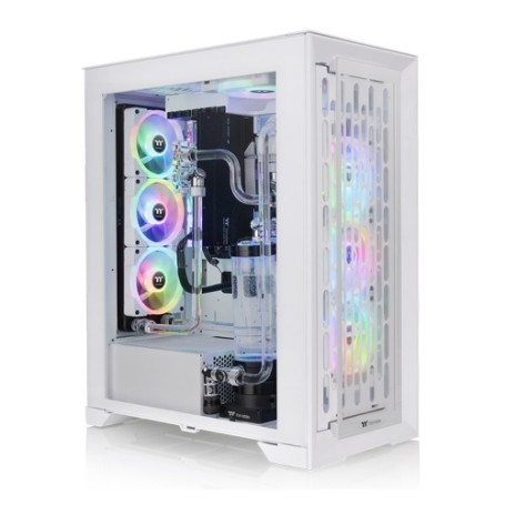 CTE T500 TG ARGB Snow       (wei, Tempered Glas) (CA-1X8-00F6WN-01)