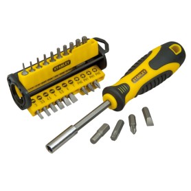 Multibit-Schraubendreher-Set (schwarz/gelb, 35-teilig) (STHT0-70885)