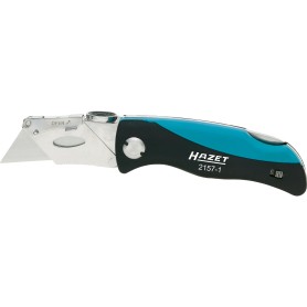 Klappmesser 2157-1 (schwarz/blau, Komfortgriff aus schlagfestem ABS)
