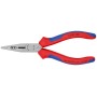 Verdrahtungszange 13 02 160 (rot/blau, Lnge 160mm, Crimpen 0,5 bis 2,5mm)