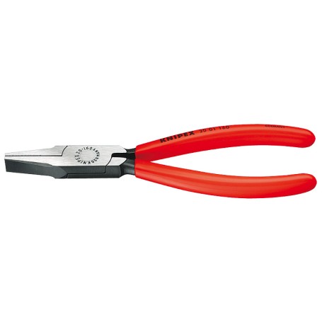 Flachzange 20 01 160 (rot, gezahnte Griffflchen)