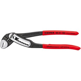 Alligator 8801180, 180mm, Rohr- / Wasserpumpen-Zange (schwarz/rot, 9-stufig verstellbar) (88 01 180)