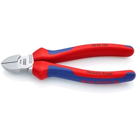 Seitenschneider 70 05 160 (rot/blau, Lnge 160mm)