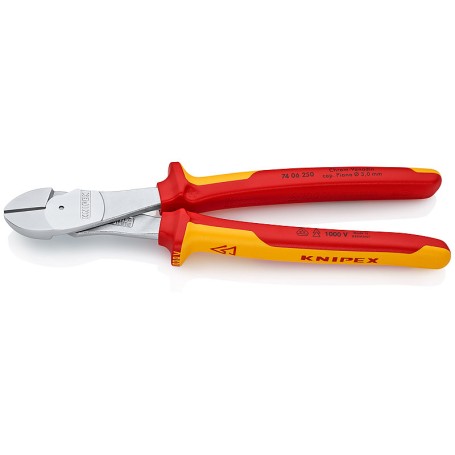 Kraft-Seitenschneider 74 06 250 VDE (rot/gelb, Lnge 250mm, VDE-geprft)