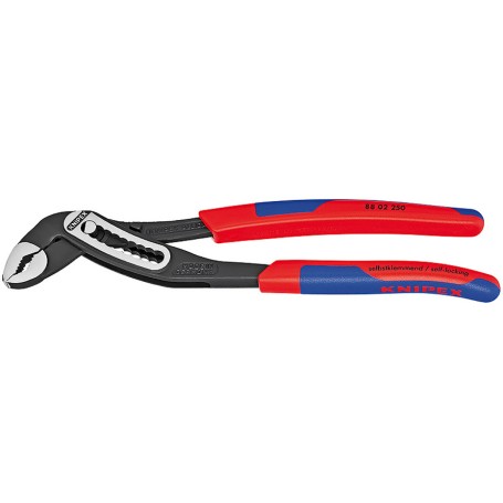 Alligator 88 02 180, Rohr- / Wasserpumpen-Zange (schwarz/rot, 9-stufig verstellbar)