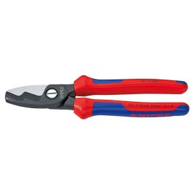 Kabelschere mit Doppelschneide 95 12 200  (rot/blau, Lnge 200mm, fr Cu- und Al-Kabel)