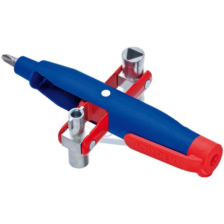 Stift-Schaltschrankschlssel 00 11 07 (blau/rot, Lnge 145 mm)