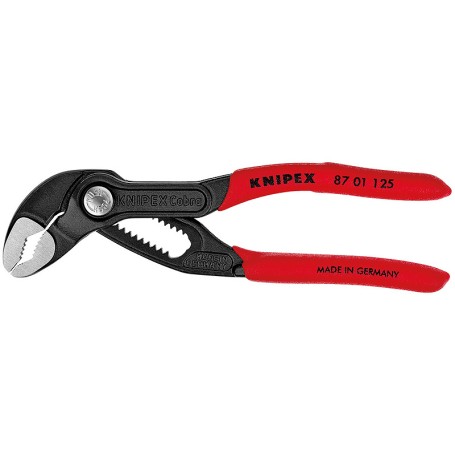 Cobra Rohr- / Wasserpumpen-Zange 87 01 125 (rot, Lnge 160mm, fr Rohre bis 1")