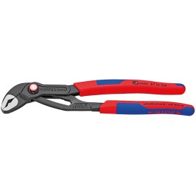 Cobra QuickSet Rohr- / Wasserpumpen-Zange 87 22 250 (rot/blau, Lnge 250mm, fr Rohre bis 2")