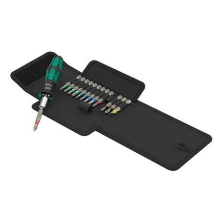 Kraftform Kompakt 838 RA S Set 1, mit Ratschenfunktion (schwarz/grn, 1/4", 14-teilig) (05051060001)
