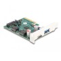 PCI Express x4 Karte zu 1 x extern USB 10 Gbps Type-C Buchse + 1 x extern USB 10 Gbps Typ-A Buchse (90107)
