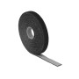 Klettband auf Rolle, 5 Meter x 13mm (schwarz) (18711)