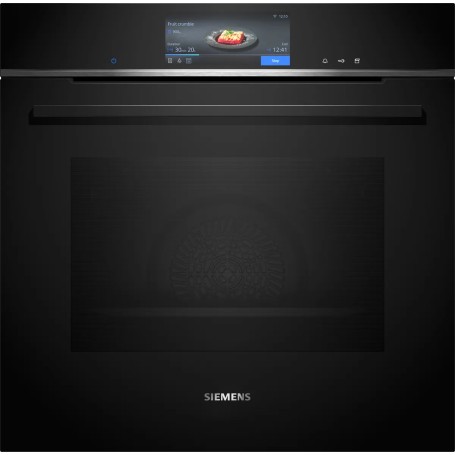 Siemens iQ700 HS758G3B1 forno a vapore Media Nero Touch