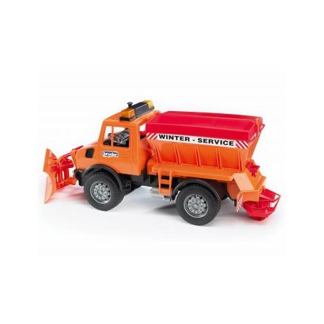 MB-Unimog Winterdienst mit Rumschild (02572)