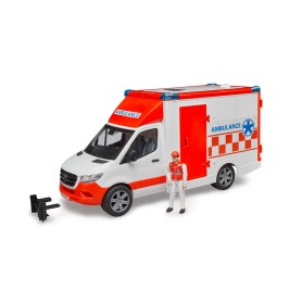 MB Sprinter Ambulanz mit Fahrer (rot/wei) (02676)