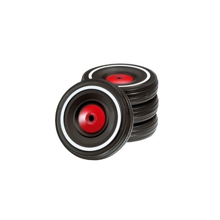 Bobby Car Classic Flsterreifen Set (schwarz) (800001260)
