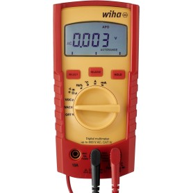 Digitales Multimeter 45215, bis 1.000 V AC, CAT IV (rot/gelb)