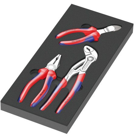 9780 Schaumstoffeinlage KNIPEX Zangen-Set 1, 3?teilig (schwarz/grau, fr Tool Rebel Werkstattwagen) (05150180001)