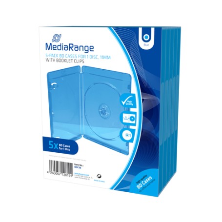 BD Videobox Retail-Pack Single 5St (Retail) (BOX38)