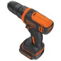 Akku-Bohrschrauber BDCDD12, 10,8Volt (schwarz/orange, Li-Ionen Akku 1,5Ah) (BDCDD12-QW)
