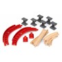 World Schienenpaket Berg und Tal (holz/rot, 16-teilig) (63399500)