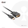 CLUB3D CAC-1012 cavo e adattatore video 2 m DisplayPort VGA (D-Sub) Nero