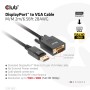 CLUB3D CAC-1012 cavo e adattatore video 2 m DisplayPort VGA (D-Sub) Nero