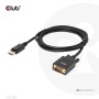 CLUB3D CAC-1012 cavo e adattatore video 2 m DisplayPort VGA (D-Sub) Nero