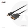 CLUB3D CAC-1012 cavo e adattatore video 2 m DisplayPort VGA (D-Sub) Nero
