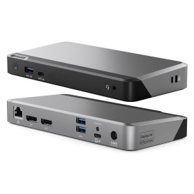 ALOGIC DX2 Cablato USB 3.2 Gen 1 (3.1 Gen 1) Type-C Nero, Grigio (DUPRDX2-WW)