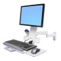 Ergotron 200 Series Combo Arm 61 cm (24") Parete Bianco (45-230-216)
