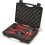Werkzeugkoffer Photovoltaik, fr Solar-Steckverbinder MC4 (schwarz, 7-teiliges Sortiment, fr Kabel bis 10mm) (97 91 04 V02)