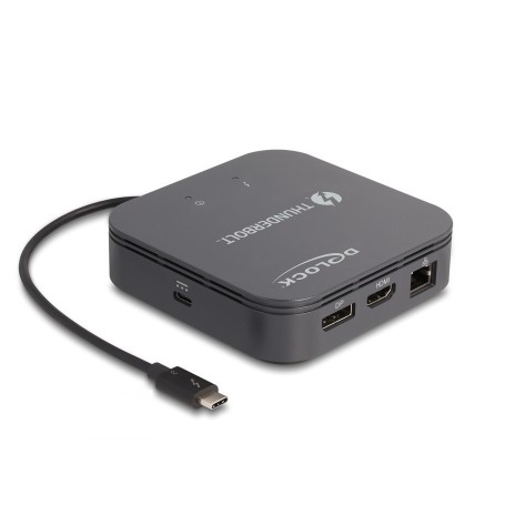 DeLOCK Thunderbolt 3 Mini Docking Station 8K - DisplayPort / HDMI / USB / LAN / Audio / PD 3.0 (87789)