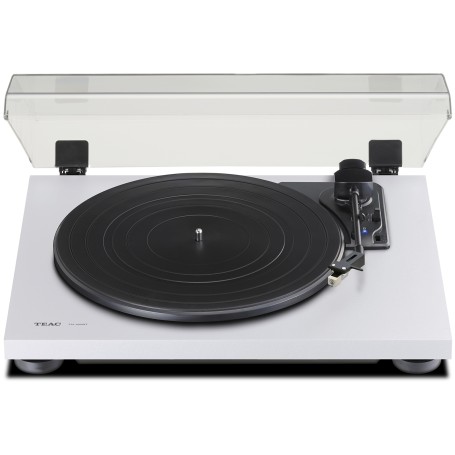 TEAC TN-180BT-A3 Giradischi con trasmissione a cinghia Nero, Bianco Semiautomatico (TN-180BT-A3/W)