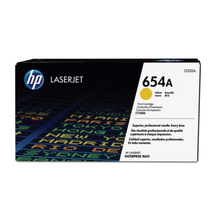 HP Cartuccia Toner originale giallo LaserJet 654A (CF332A)