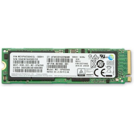 HP Z Turbo Drive M.2 256 GB PCI Express 3.0 TLC NVMe (4YZ41AA)
