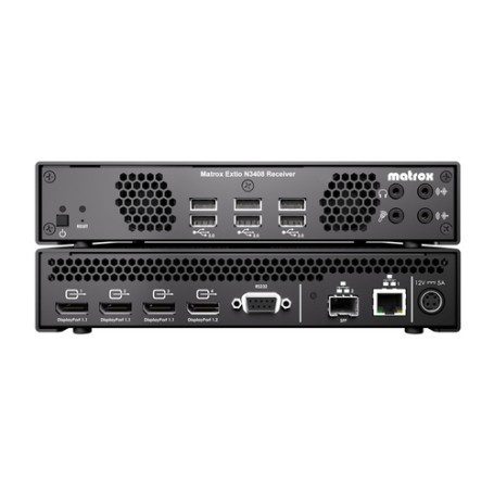 Matrox EXTIO3 N3408 RECEIVER APPLIANCE estensore KVM Ricevitore (XTO3-N3408RX)