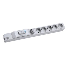 Bachmann 800.2949 prolunghe e multiple 2 m 5 presa(e) AC Interno Grigio